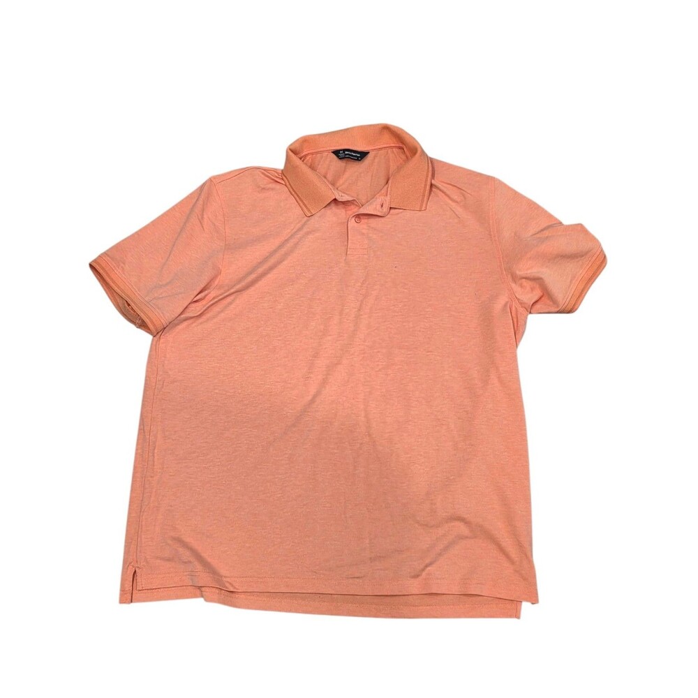 Men's Peach Classic Fit Stretch Cotton Pique Polo Size XL Member's Mark